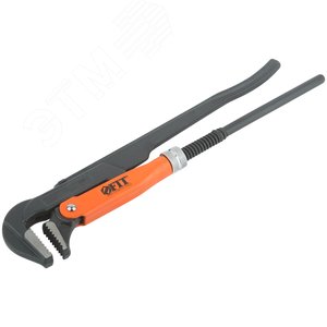 Ключ трубный газовый 90 гр (тип L) инстр. сталь 1'' (300 мм) - фото 2