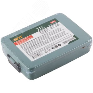 Метчики, легированная сталь Профи 21 шт., металлический кейс - фото 3