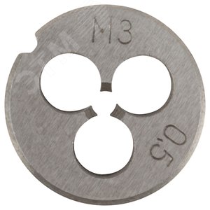Плашка метрическая, легированная сталь М3х0.5 мм