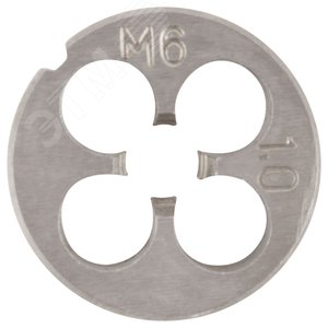 Плашка метрическая, легированная сталь М6х1.0 мм