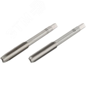 Метчики метрические, легированная сталь, набор 2 шт М8х1.0 мм - фото 2
