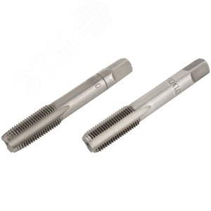 Метчики метрические, легированная сталь, комплект М10х1.0 мм - фото 2