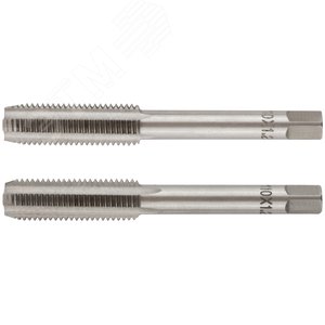 Изображение товара Метчики метрические, легированная сталь, набор 2 шт М10х1.25 мм (упак)