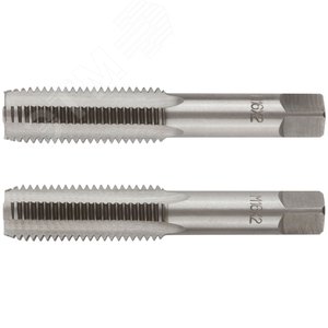 Изображение товара Метчики метрические, легированная сталь, набор 2 шт М16х2.0 мм (упак)