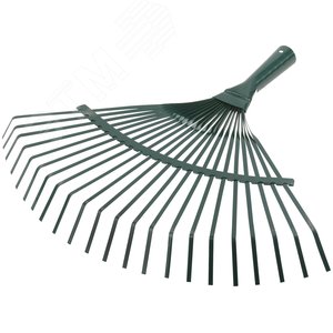 Грабли веерные, пластинчатые, 22 зуба, 430 мм - фото 2