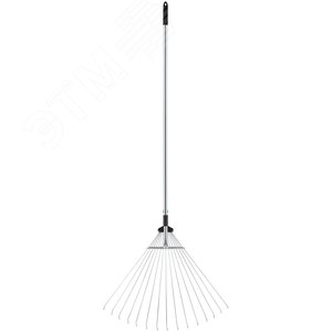 Изображение товара Грабли веерные регулируемые телескопические, 15 зубьев, 180-630 мм, длина 1200-1540 мм (шт)