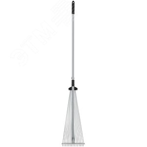 Грабли веерные регулируемые телескопические, 15 зубьев, 180-630 мм, длина 1200-1540 мм - фото 2