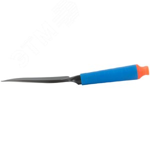 Совок посадочный широкий, синяя пластиковая ручка 280 мм 77064 FIT - 3