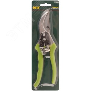 Секатор, режущие кромки внахлест, алюминиевые ручки с ПВХ покрытием 205 мм - фото 3