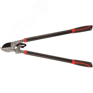 Изображение товара Сучкорез, лезвия 85 мм, наковальня, храповый механизм, металл.ручки с прорез.рукоятками 730 мм (шт)