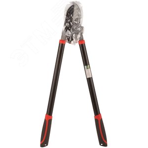 Сучкорез, лезвия 85 мм, наковальня, храповый механизм, металл.ручки с прорез.рукоятками 730 мм - фото 3