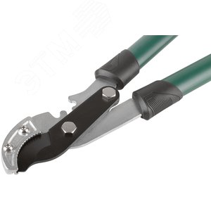 Сучкорез, тефлон. покрытие, наковальня, шестеренч. передача, стальные ручки с прорезинен. рукоятками - фото 4