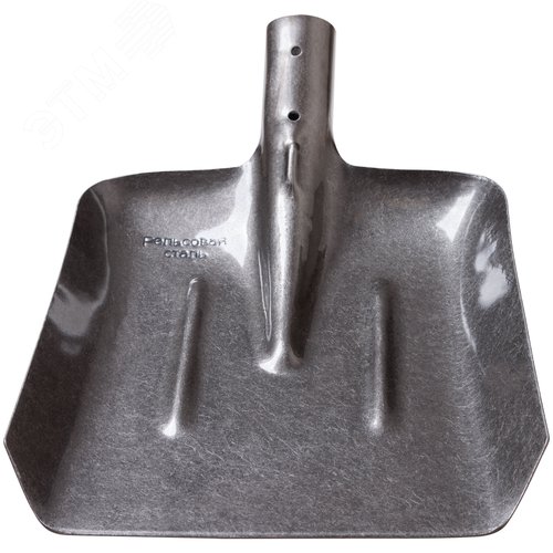 Лопата совковая без черенка, ''рельсовая сталь'' 235х350 мм - фото 3