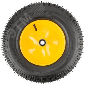 Колесо запасное, 8 слойная шина, 390х90x220 мм для тачек 77609, 77612 ( 4,80''/4,00''-8'' )D20 мм - фото 2