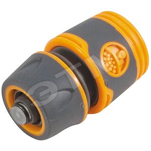 Соединитель двухкомпонентный с автостопом 3/4'' - фото 1