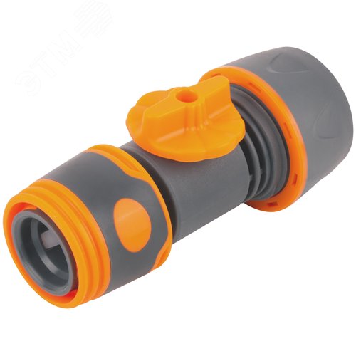 Переходник внешний 1/2 двухкомпонентный с запорным клапаном - фото 4