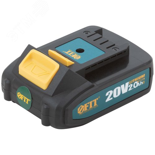 Батарея аккумуляторная 20 В, Li-Ion, 2,0 Ач, 0,4 кг, индикатор заряда, коробка - фото 1