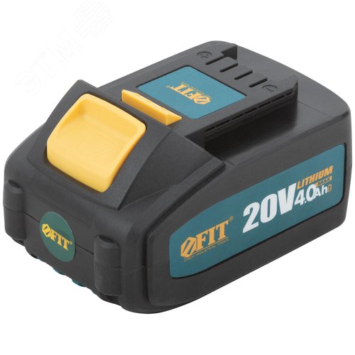 Изображение товара Батарея аккумуляторная 20 В, Li-Ion, 4,0 Ач, 0,7 кг, индикатор заряда, коробка (шт)