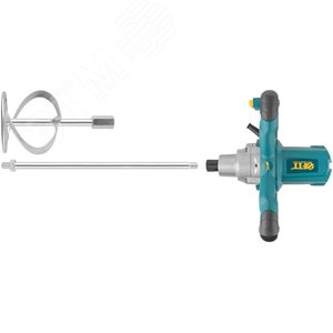 Миксер 1000 Вт, 0-1100 об/мин, 30 Нм, 90 л, металл.корпус, БС щеток, коробка - фото 4