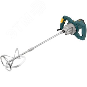 Миксер 1400 Вт, 0-580 / 0-900 об/мин, 72 Нм, 120 л, двухскоростной, металл.корпус, рез.накл., коробка - фото 1