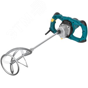 Миксер 1400 Вт, 0-580 / 0-780 об/мин, 90 Нм, 145 л, двухскоростной, металл.корпус, БС щеток, рез.накл., коробка - фото 1