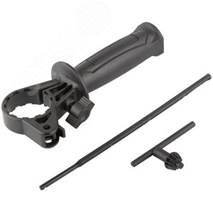 Дрель ударная 750 Вт, 0-3000 об/мин, ключевой патрон 13мм, мет. корп., рез. накл., коробка - фото 4