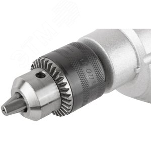 Дрель ударная 750 Вт, 0-3000 об/мин, ключевой патрон 13мм, мет. корп., рез. накл., коробка - фото 7