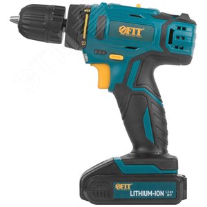 Дрель-Шуруповерт акк. 18.0 В, 0-400/1450 об/мин, 29.0 Нм, 2 (Li-Ion) 1.3 Ач, 1.5 ч., рез. накл., кейс - фото 2