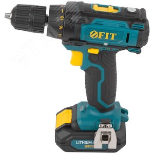 Дрель-Шуруповерт акк. 14.4 В, 0-450/1550 об/мин, 23.0 Нм, 2 (Li-Ion) 1.3 Ач, 1.5 ч., рез. накл., кейс - фото 7