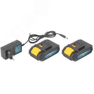 Дрель-Шуруповерт акк. 18.0 В, 0-450/1550 об/мин, 29.0 Нм, 2 (Li-Ion) 1.3 Ач, 1.5 ч., рез. накл., кейс - фото 8