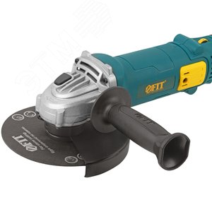 Шлифмашина угловая 1400 Вт, 0-10000 об/мин, КлК 150 мм, тяж., армир.ротор, б/с щеток, 2,5 кг, коробка - фото 6