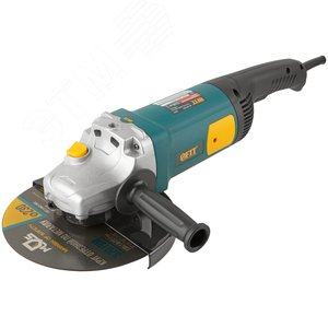 Шлифмашина угловая 2500 Вт, 6500 об/мин, КлК 230 мм, тяж, б/с щеток, рез.накл., плав.пуск, арм.ротор, кор. - фото 1