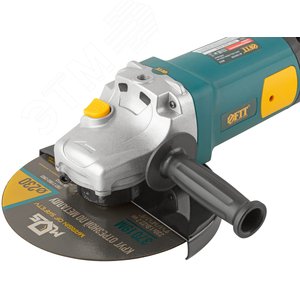 Шлифмашина угловая 2500 Вт, 6500 об/мин, КлК 230 мм, тяж, б/с щеток, рез.накл., плав.пуск, арм.ротор, кор. - фото 7