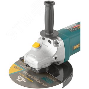 Шлифмашина угловая 2500 Вт, 6500 об/мин, КлК 230 мм, тяж, б/с щеток, рез.накл., плав.пуск, арм.ротор, кор. - фото 8