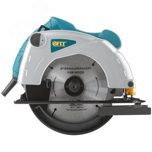 Пила дисковая 1000 Вт, 4800 об/мин, 165/20 мм, 2,1 кг, железная опора, коробка - фото 2