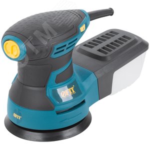 Шлифмашина эксцентриковая 350 Вт, 3000-13000 об/мин, 125 мм, липучка, пластик. контейнер, 1,5 кг, коробка - фото 2