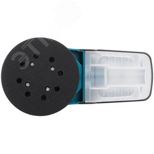 Шлифмашина эксцентриковая 350 Вт, 3000-13000 об/мин, 125 мм, липучка, пластик. контейнер, 1,5 кг, коробка - фото 5