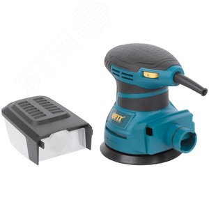 Шлифмашина эксцентриковая 350 Вт, 3000-13000 об/мин, 125 мм, липучка, пластик. контейнер, 1,5 кг, коробка - фото 6