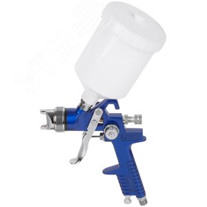 Изображение товара Краскопульт пневматический HVLP с верхним пластиковым бачком 600 мл, быстросъемный соединитель (шт)