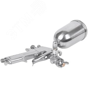 Краскопульт пневматический, алюминиевый верхний бачок 300 мл, 1.5 мм - фото 5