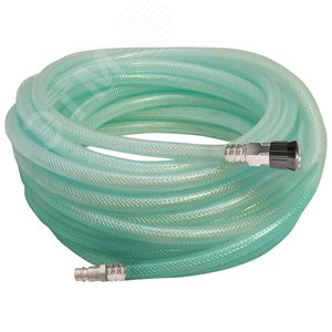 Шланг-удлинитель, армированный ПВХ с быстросъемными коннекторами, диаметр 10х15 мм, 10 м - фото 1