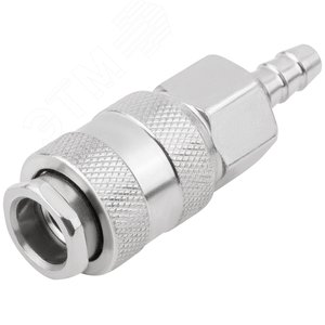 Адаптер быстросъемный с запорным клапаном с ''елочкой''  8 мм - фото 2