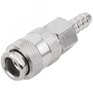 Адаптер быстросъемный с запорным клапаном с ''елочкой'' 10 мм - фото 2