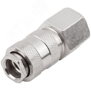 Адаптер быстросъемный с запорным клапаном с внутренней резьбой 1/2'' - фото 2