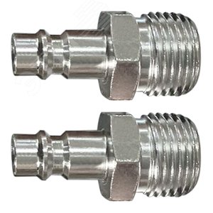 Адаптеры универсальные с внешней резьбой 1/4'', 2 шт. - фото 1