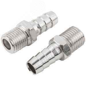 Адаптеры-соединители ''елочка'' 10 мм - внешняя резьба 1/4'', 2 шт. - фото 2