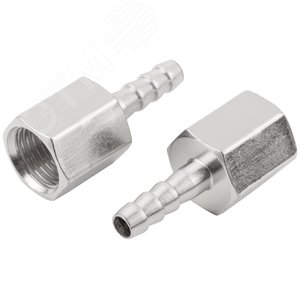 Адаптеры-соединители ''елочка''  6 мм - внутренняя резьба 1/4'', 2 шт. - фото 2