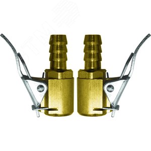 Адаптеры на шланг, ниппельный наконечник 6 мм, 2 шт. - фото 1