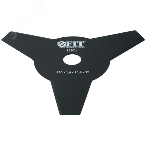 Нож для триммера 3 лопасти 2-х сторонние лезвия 230х25.4х3Т - фото 2