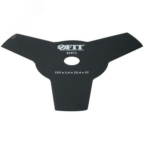 Нож для триммера 3 лопасти 2-х сторонние лезвия 255х25.4х3Т - фото 2